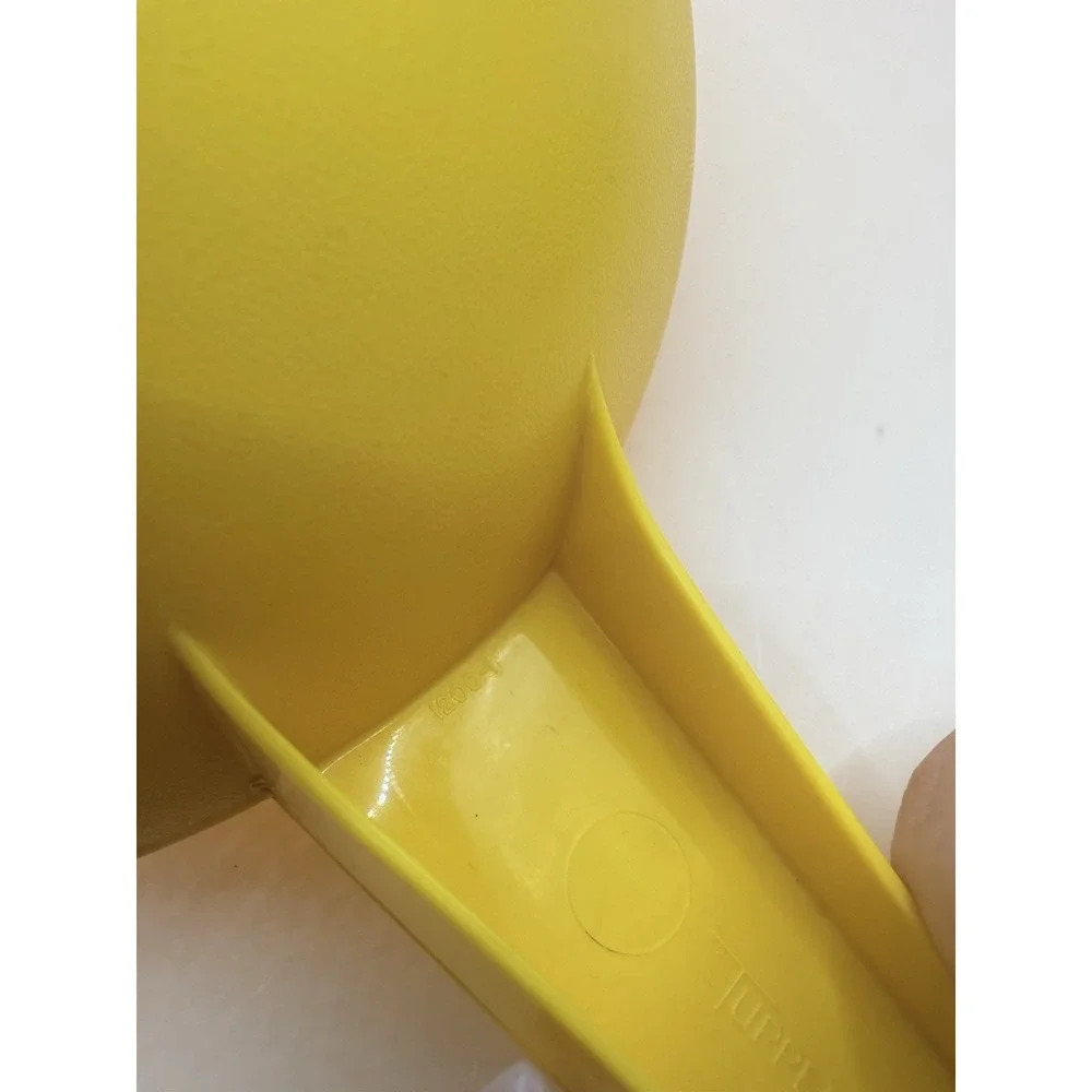 Vtg‎ Colander Strainer Yellow Tupperware Small 1 Qt Double Spout 1 Handle 1200